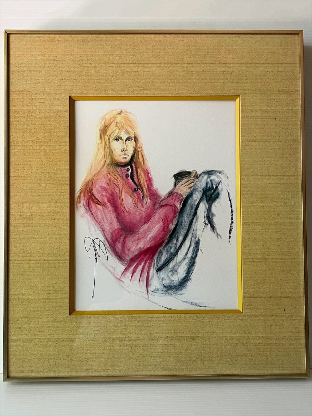 Vtg Turner Wall Accessory Morning Morning MCM Framed Art 22x19 Original Label